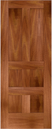 Flat  Panel   Quincy  Spanish Cedar  Doors